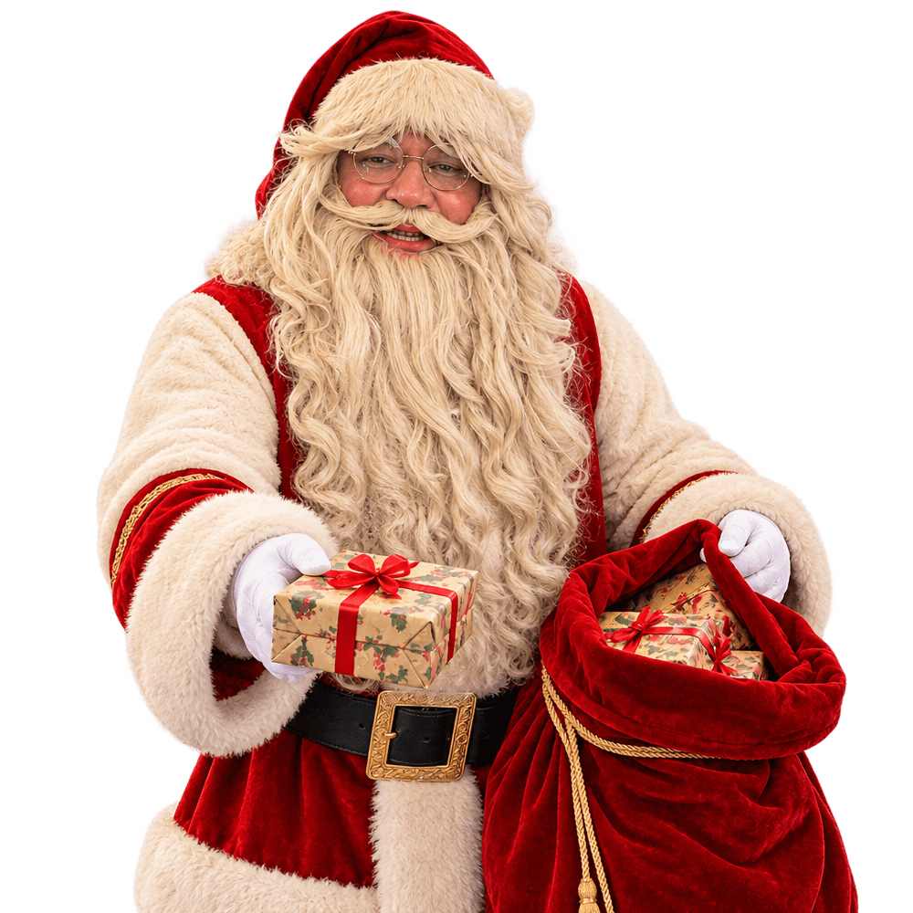 Santa Claus real para activaciones corporativas navideñas