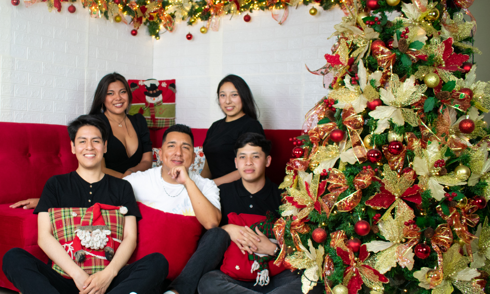 Santa en un establecimiento comercial